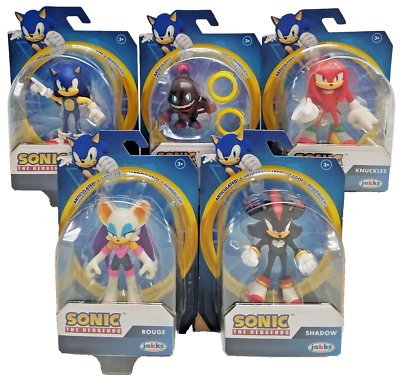 Sonic The Hedgehog jakks pacific 2.5 inch figures Set of 5 | eBay