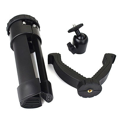 V Yoke Shooting Rest Tripod Adjustable Height Rifle 360 Degree Rotation Stand