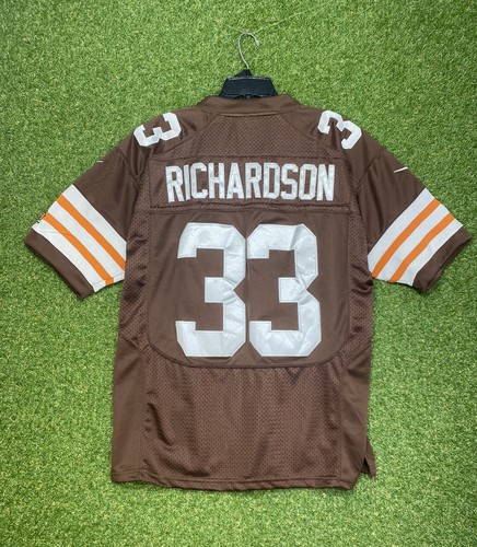 Nike NFL Cleveland Browns Jersey Trent Richardson #33 Mens Size 44 Brown - Picture 2 of 11