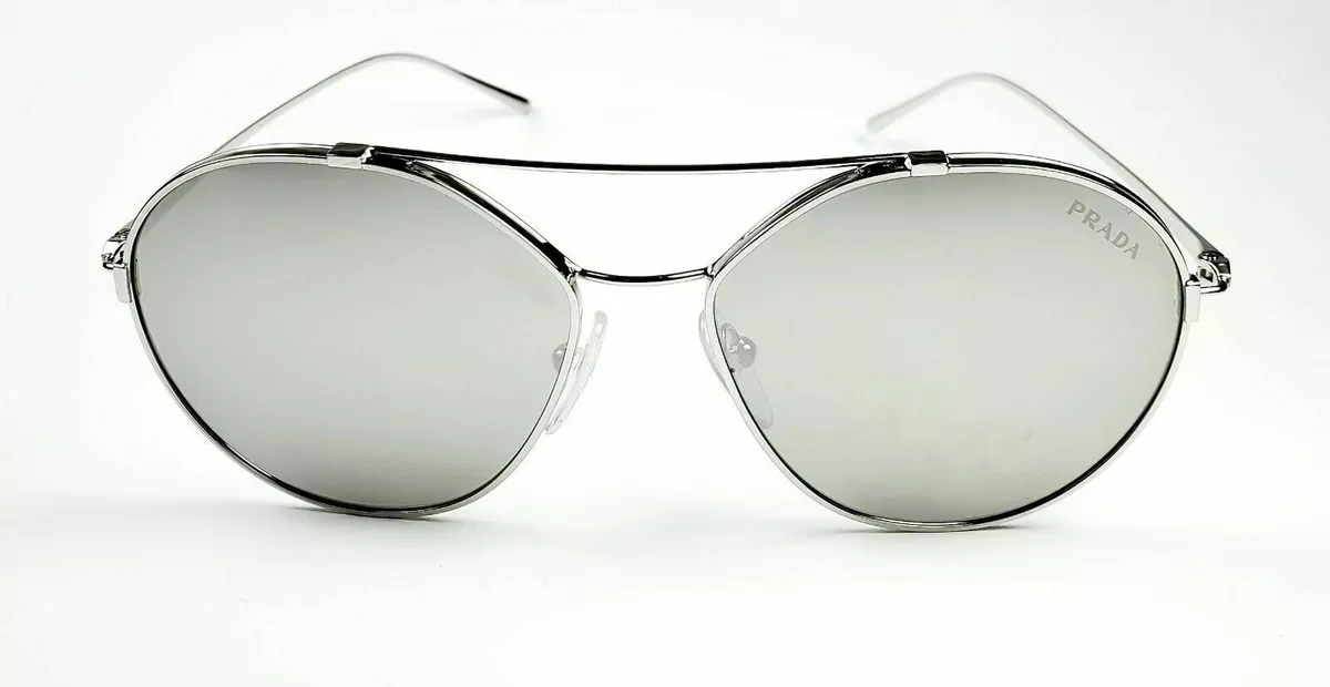 Prada mirrored aviator clearance sunglasses