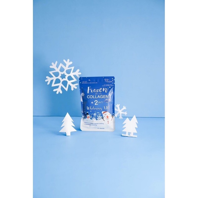 コラーゲン Frozen Collagen+Whitening 2in1 (3Packs) 3 Bags Frozen Collagen 2 in 1 Vitamin C Zinc Berry Extract