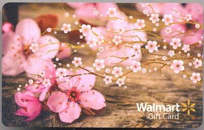 #ad Walmart Sams Club Pink cherry Blossom GIFT CARD No Cash Value Sakura Flower 2022 $5.99
