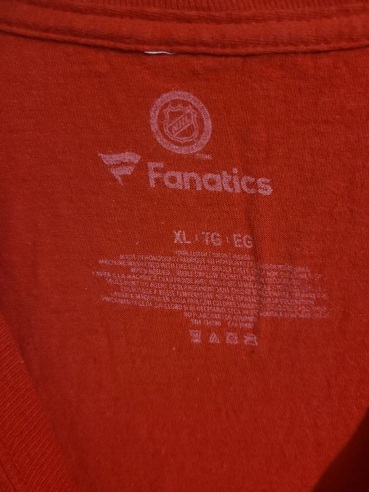 Camiseta masculina logotipo gráfico vermelho Washington Capitals 2018 Ring Champions GG NHL  - Imagem 4 de 4