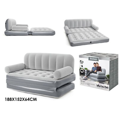 Bestway DIVANO LETTO GONFIABILE POSTI con POMPA INTEGRATA cm