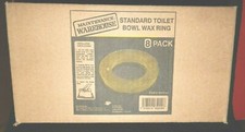 Standard Toilet Bowl Wax Ring 8 Pack NIB by Maintenence Warehouse 569257