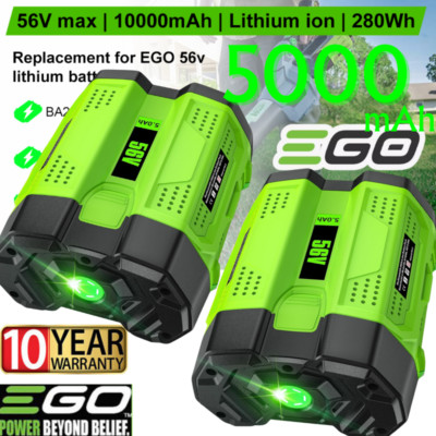 1-2pack For EGO 56V 5.0Ah 56 Volt BA1400 POWER Lithium Ion Battery BA2240 BA1120