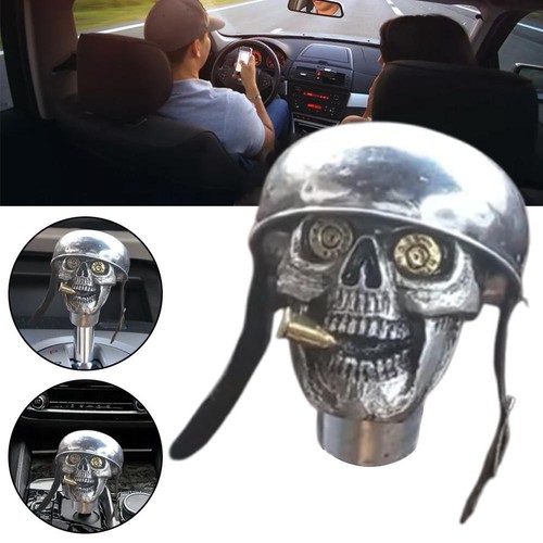 Maniglia soldato teschio - manopola ingranaggio artigianale, teschio diavolo StickShifter GriH0T - Foto 2 di 7