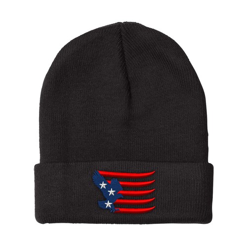 Beanies for Men Eagle American Flag 