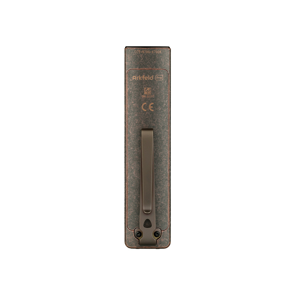 Olight Arkfeld Pro Copper Bones CW Flat Flashlight, LED/UV Olight Arkfeld Pro Copper Bones CW Flat Flashlight, LED/UV