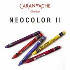 Caran D'Ache Neocolor II Water-soluble Wax Pastel Crayon