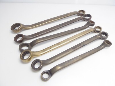 Ampco  Ringschlüssel Doppelringschlüssel SW 19 - 32 Sonderbronze   funkenfrei 