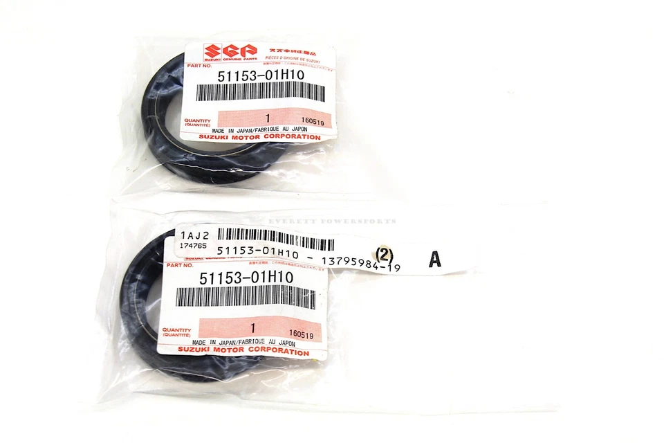 全新 正品 铃木 前叉密封套装 一对 GSXR 600 750 SV650(见说明)#W244 — 第 3/3 张图片