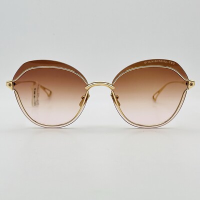 DITA Sonnenbrille Damen oval gold butterfly Mod. NIGHTBIRD TWO DTS519 NEU