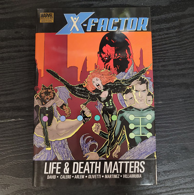 X-Factor Life and Death Matters Marvel Near Mint Graphic Novel Hardcover