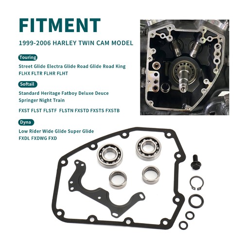 Harley Gear Drive Twin Cam Camshaft Installation Kit for Softail Touring 99-06 - Bild 2 von 10