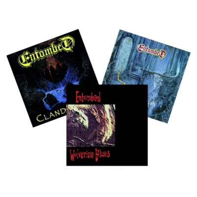 ENTOMBED - CLANDESTINE/LEFT HAND/WOLVERINE (3CD)  3 CD NEU