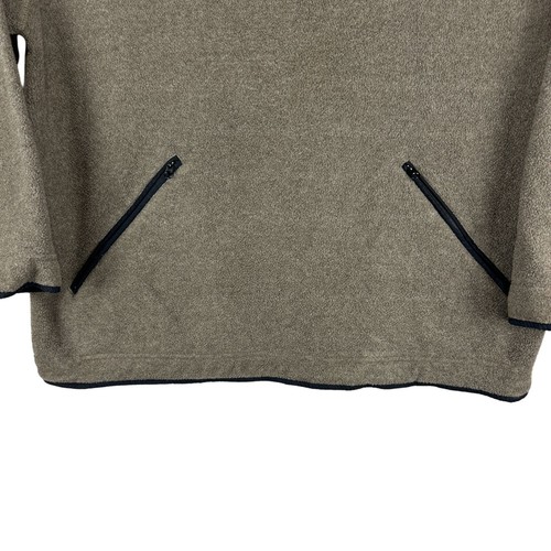 Buffalo Station Mens 1/4 Button Fleece Pullover Sweater Size L - Picture 2 of 6
