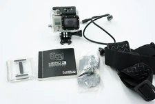 GoPro Hero 3 White Action Camera Bundle Head Mount Water Housing, more #902