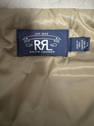 RRL Ralph Lauren Leather Vest Men's #EA ACA - Picture 4 of 6