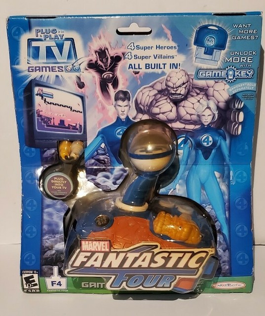MARVEL JAKKS PACIFIC PLUG & PLAY TV GAMES FANTASTIC FOUR GAMEKEY READY