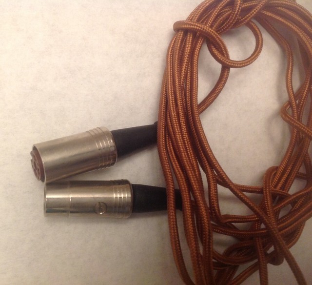 Vintage 3 pin Connectors 12' Microphone Cable Reel to Reel 1950's 60's eBay