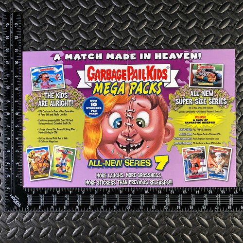 GARBAGE PAIL KIDS ANS7 2007 DEALER BROCHURE FLYER SELL SHEET ALL-NEW SERIES 7 - Picture 2 of 3
