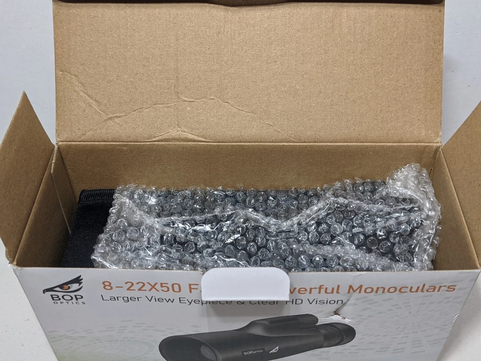 Birds of Prey Optics Falcon 8-22x50 HD Monocular Telescope w/ Case & Strap - Image 2 of 4