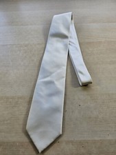 Tie Rack 100% Silk Cream Tie - Wedding Smart Party