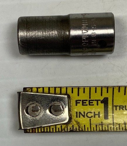 Vintage PLOMB TOOLS 4709 - 9/32" Shallow Socket 1/4” Drive 6 Point USA PLVMB - Picture 7 of 13