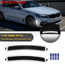 LED Front Bumper Reflector Side Marker Light For 17-22 BMW G30 530 540 M5 F90 CS