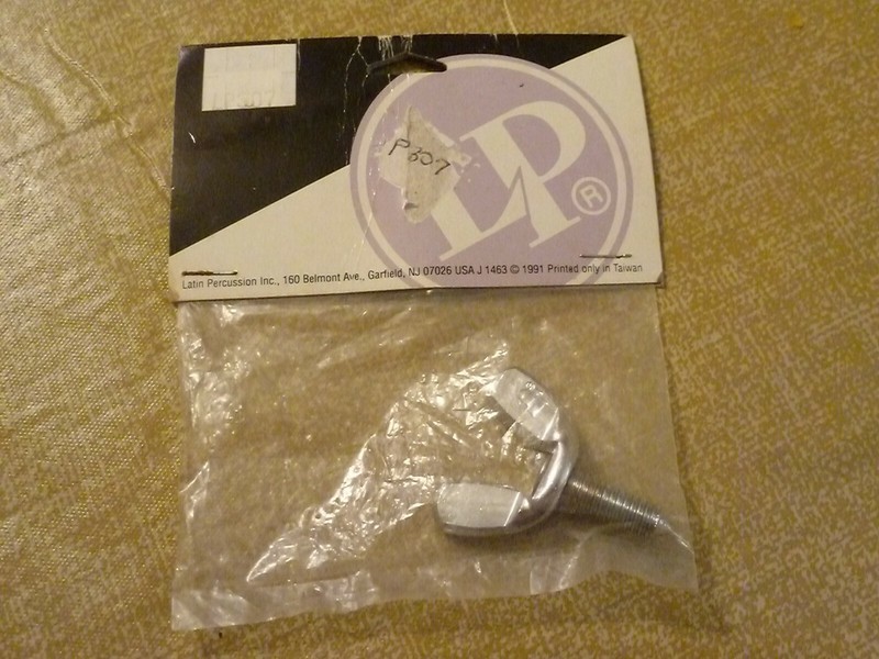 LP LATIN PERCUSSION COWBELL WING SCREW - LP 307 - NEW OLD STOCK - ORIGINAL BAG