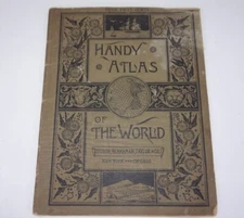 Handy Atlas of the World 1883 PB by Ivison Blakeman Taylor Illus