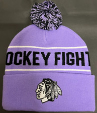 Chicago Blackhawks- Hockey Fights Cancer "Winter Beanie" SGA 24/25 Season NEW 