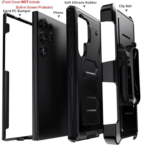Funda/Protector de Pantalla con Clip de Cinturón Ultra Resistente para Samsung Galaxy S22/Plus/Ultra Resistente - Imagen 31 de 97
