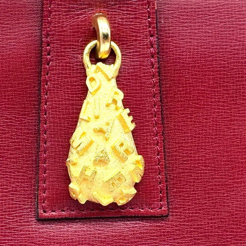 Bolso de Mano Vintage DIDIER LAMARTHE FRANCIA Arándano en Excelente Estado - Imagen 2 de 10