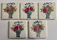 Jugendstil Fliese Kachel tegel tile tuile carreaux antik alt