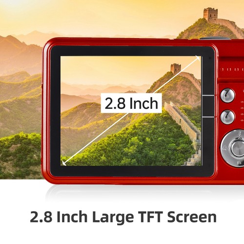 4K Digital Video 48MP 2.8 Inch TFT Screen Auto U1A5 - Picture 3 of 8