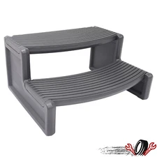 Universal Spa Hot Tub Outdoor Steps No Slip Multi Purpose Handi-Step Dark Gray
