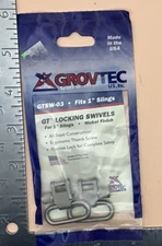 GROVTEC GT LOCKING SWIVELS FOR 1” SLING NICKEL FINISH GTSW-03