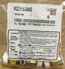 1Bag/5PCS New SMC KQ2H16-04AS Fittings KQ2H1604AS Free Shipping