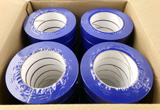 36 Rolls 1" x 60yd 24mm x 55m Blue Painters Masking Tape, New S5