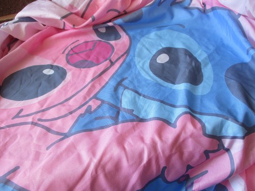 Sábana Ajustable Disney Lilo + Estampado de Puntada Doble Rosa Poliéster Suave- - Imagen 4 de 4