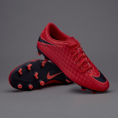 red hypervenom cleats