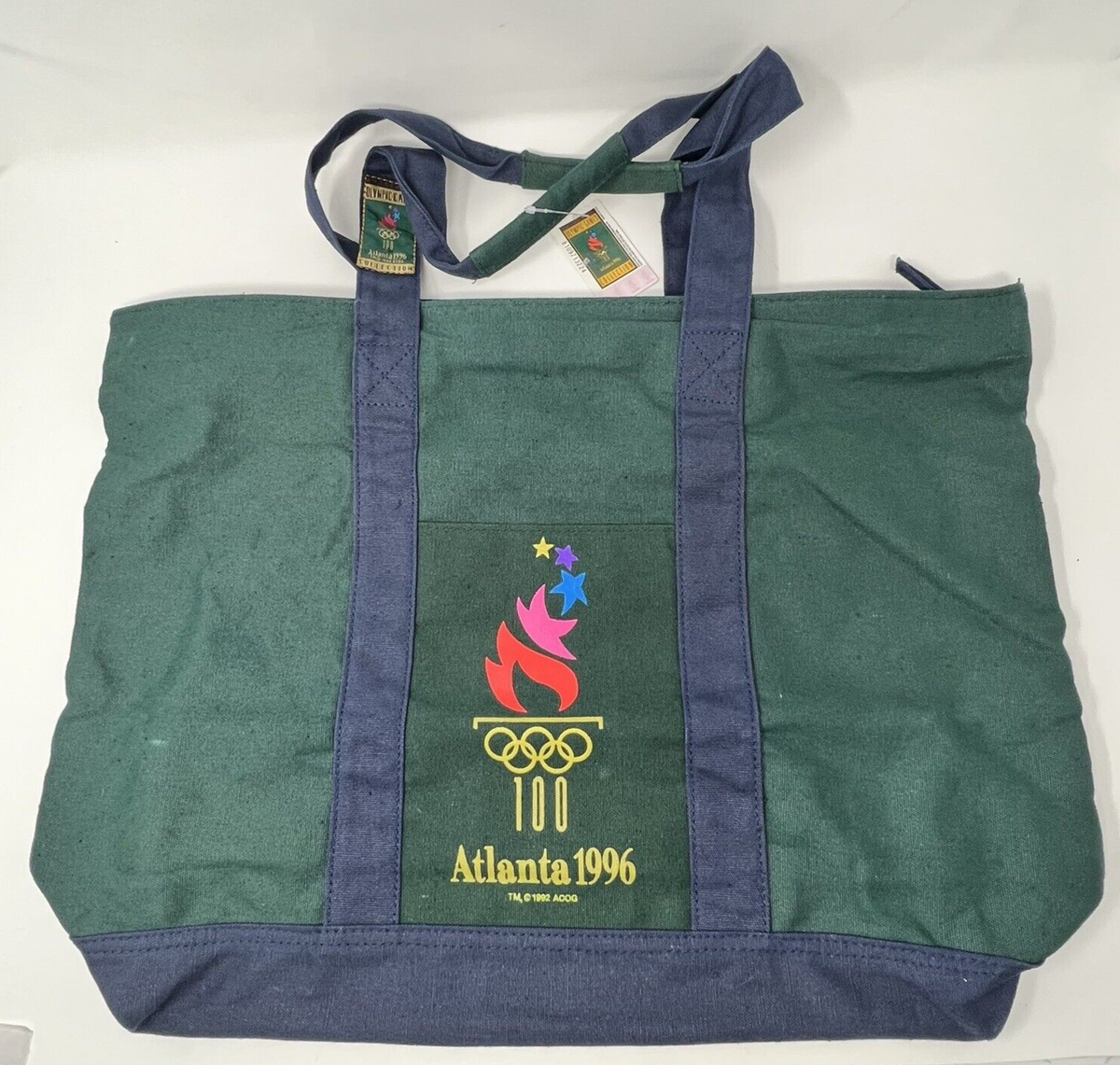 1996 Atlanta Olympic Games Collection Large Tote Bag NEW with Tag 