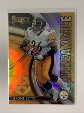 2020 Panini Select Jerome Bettis Silver Prizm Unbreakable Pittsburgh Steelers SP