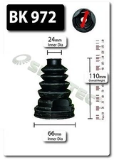 SHAFTEC CV JOINT BOOT KIT GAITER FITS RENAULT SCENIC MEGANE LAGUNA 1.5 1.6 2.0