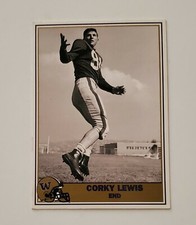 1992 The Great CORKY LEWIS Of The Pacific Washington Huskies Jersey Number 84