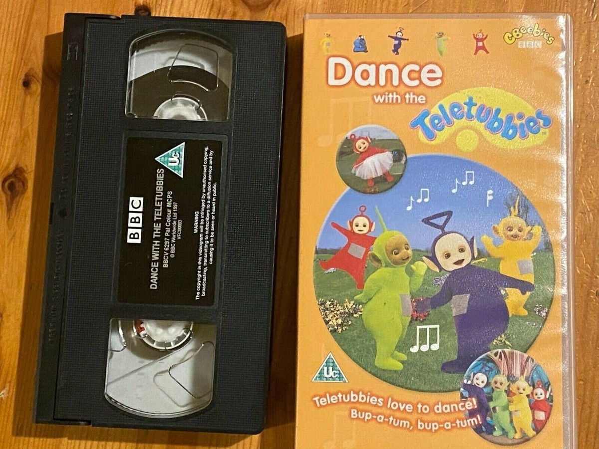 dance with the teletubbies BBC Kids TV VHS PAL Video UK