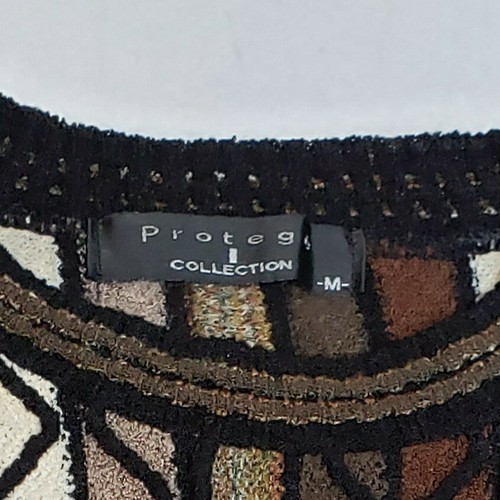 Protege 3D Textured Cosby Biggie Crewneck Acrylic Blend Men Sweater M - Picture 3 of 5