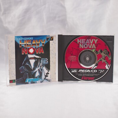 Heavy Nova Mega CD SEGA Tested Working from Japan